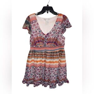 American Rag Multicolor Boho Dress Size 2X